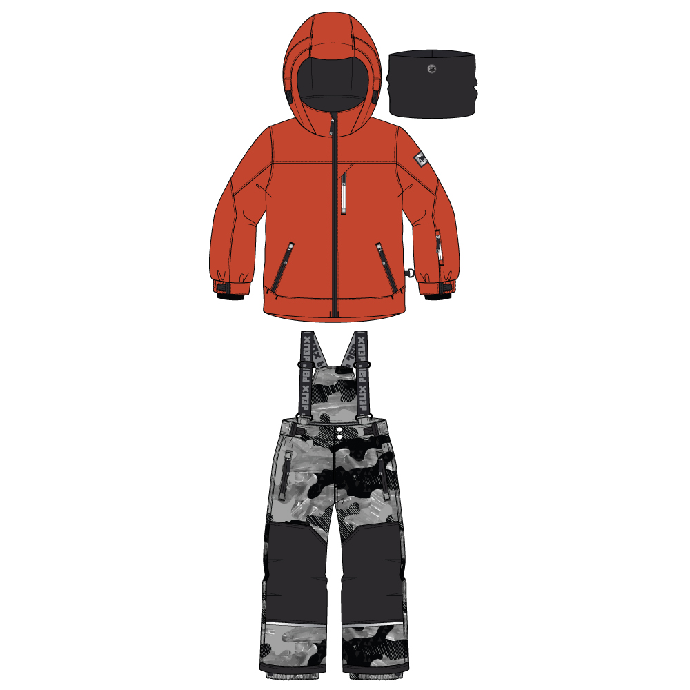 R809 W21 Комплект Deux par Deux лыжный REPREVE TECHNICAL - 847